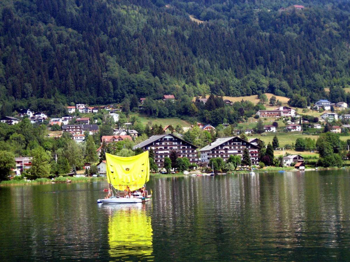 Maren Seeblick Appartement Haus Haensel&Gretel Direkt Am Ossiacher See Mit Hallenbad Skiarena Gerlitzen Stiegl Ngoại thất bức ảnh